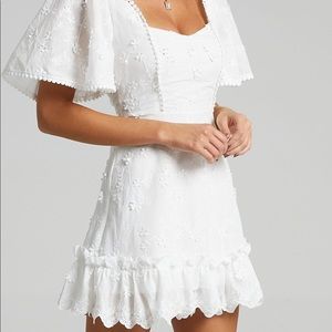 Showpo Fancy a Spritz Dress in White NWT